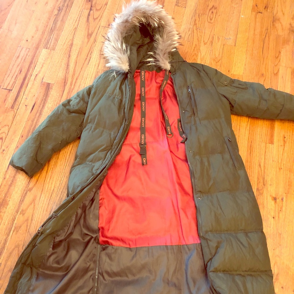 Women’s DKNY Clearance Winter Long Down Parka